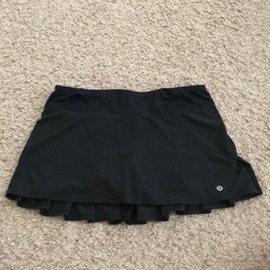 Black Lululemon skirt
